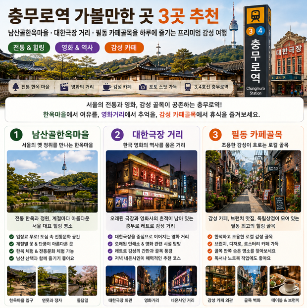 충무로역 가볼만한 곳