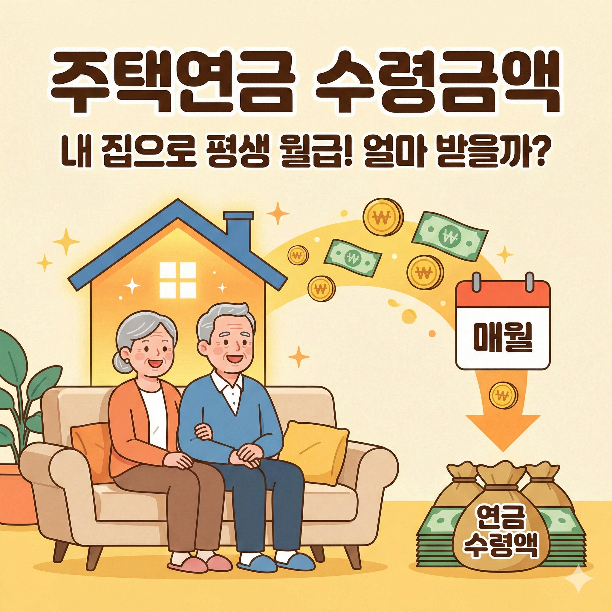 주택연금 수령금액 계산 방법과 더 많이 받는 비결 완벽 정리