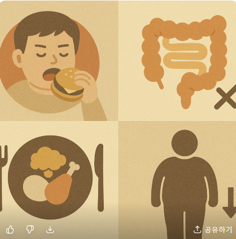 식욕조절 안될 때 장건강 점검해야 하는 이유|과식·폭식의 진짜 원인 관련 사진