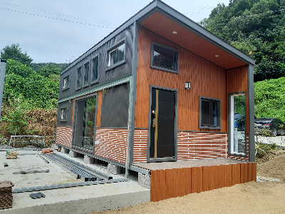 10평 이동형 주택 외부