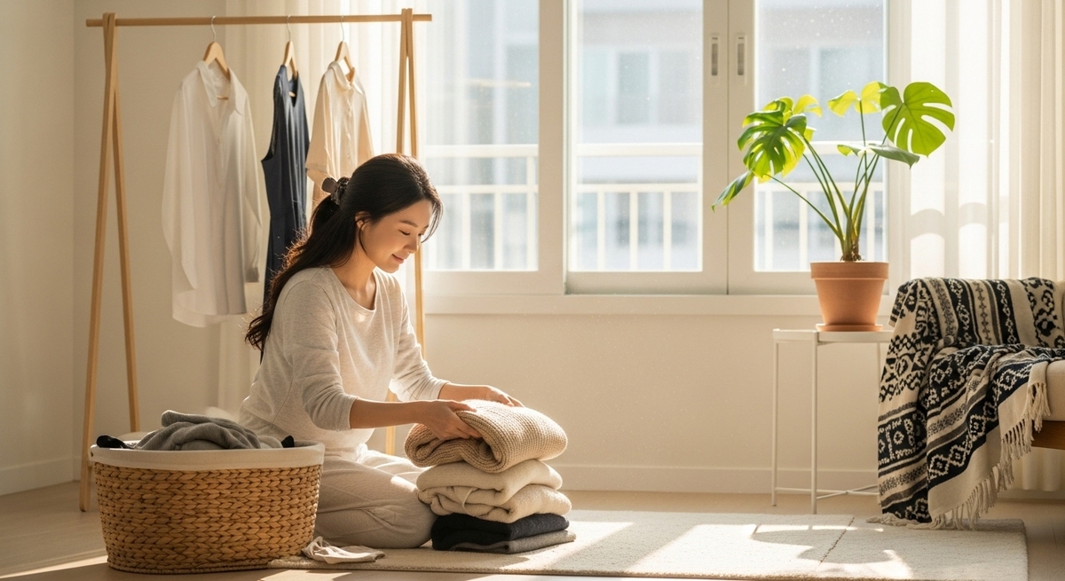 향수&middot;데오드란트 얼룩 예방하는 의류 관리 루틴 5단계