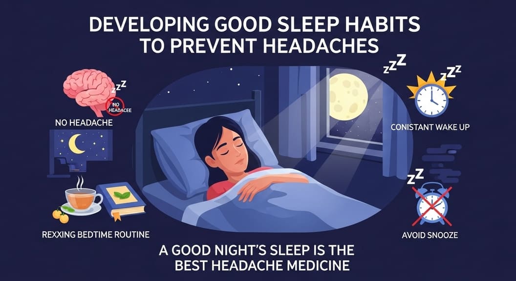 두통을 예방하는 올바른 수면 습관 만들기: 숙면이 최고의 두통약