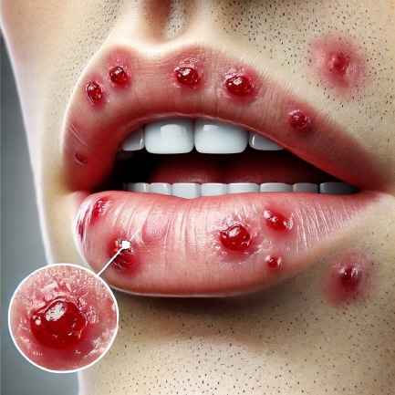 입술대-상포진-증상