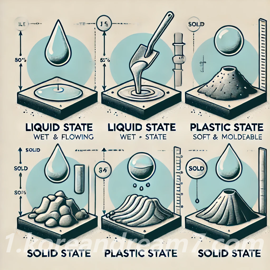흙의 연경도(consistency) 정의 및 측정방법