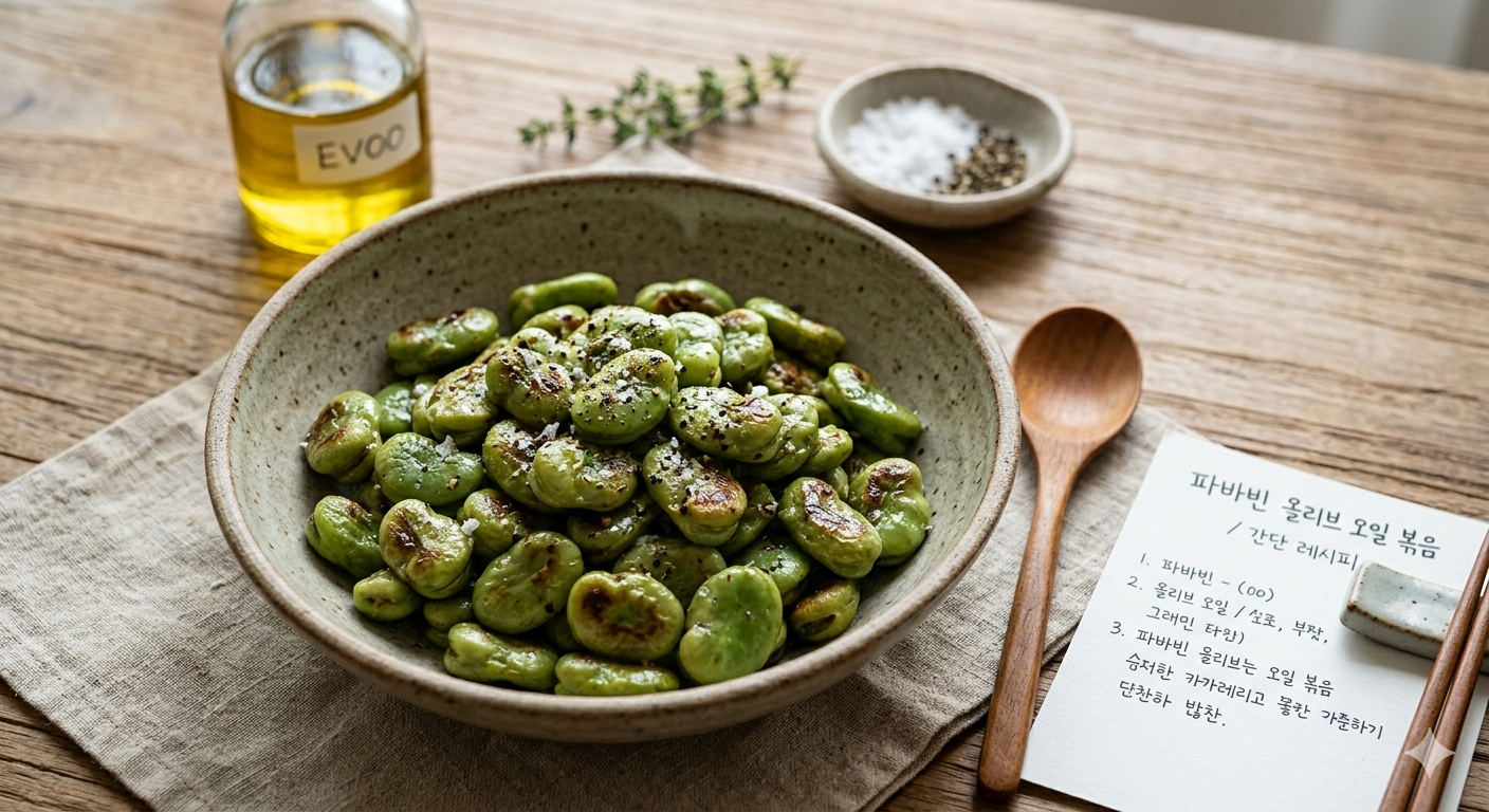 파바빈 잠두콩(누에콩) 처음 먹기 전 꼭 알아야 할 것: 효능·부작용·손질