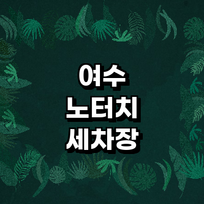 여수시 노터치 세차