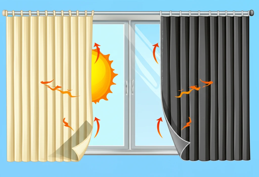 냉난방비 줄이는 암막커튼 열관류율 U..
