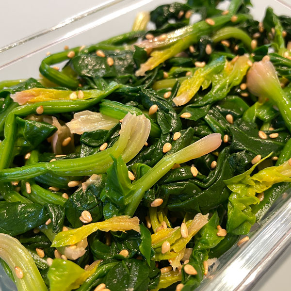 시금치나물 맛있게 무치는법