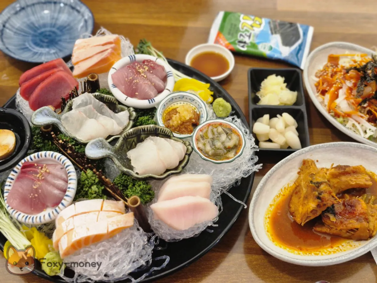 사시미-회무침-조림