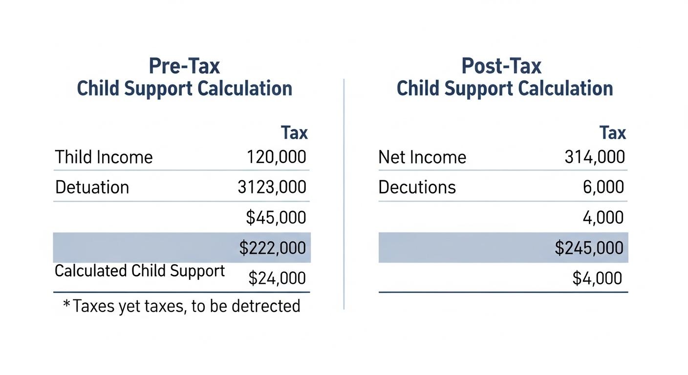 양육비 산정기준표 세전 세후
