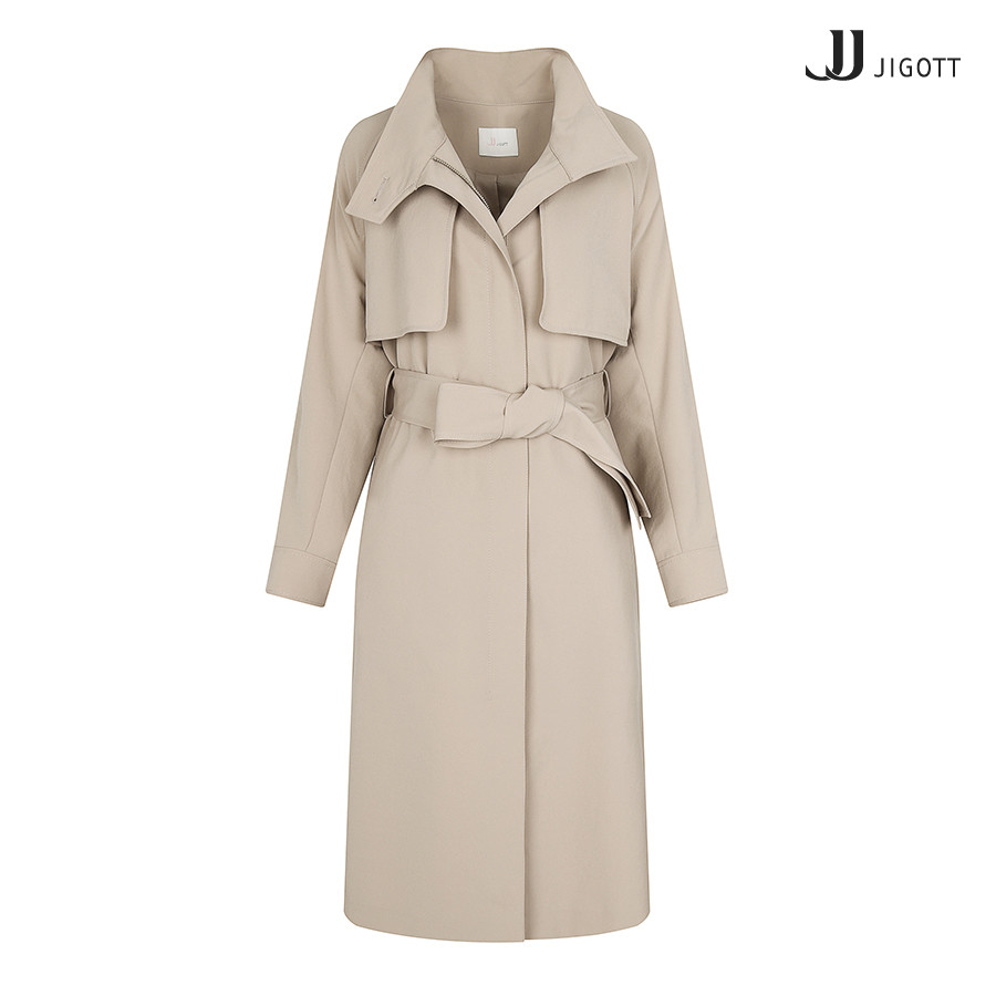 JJ지고트 스탠드 카라 트렌치 코트 GJ9M0TCW7