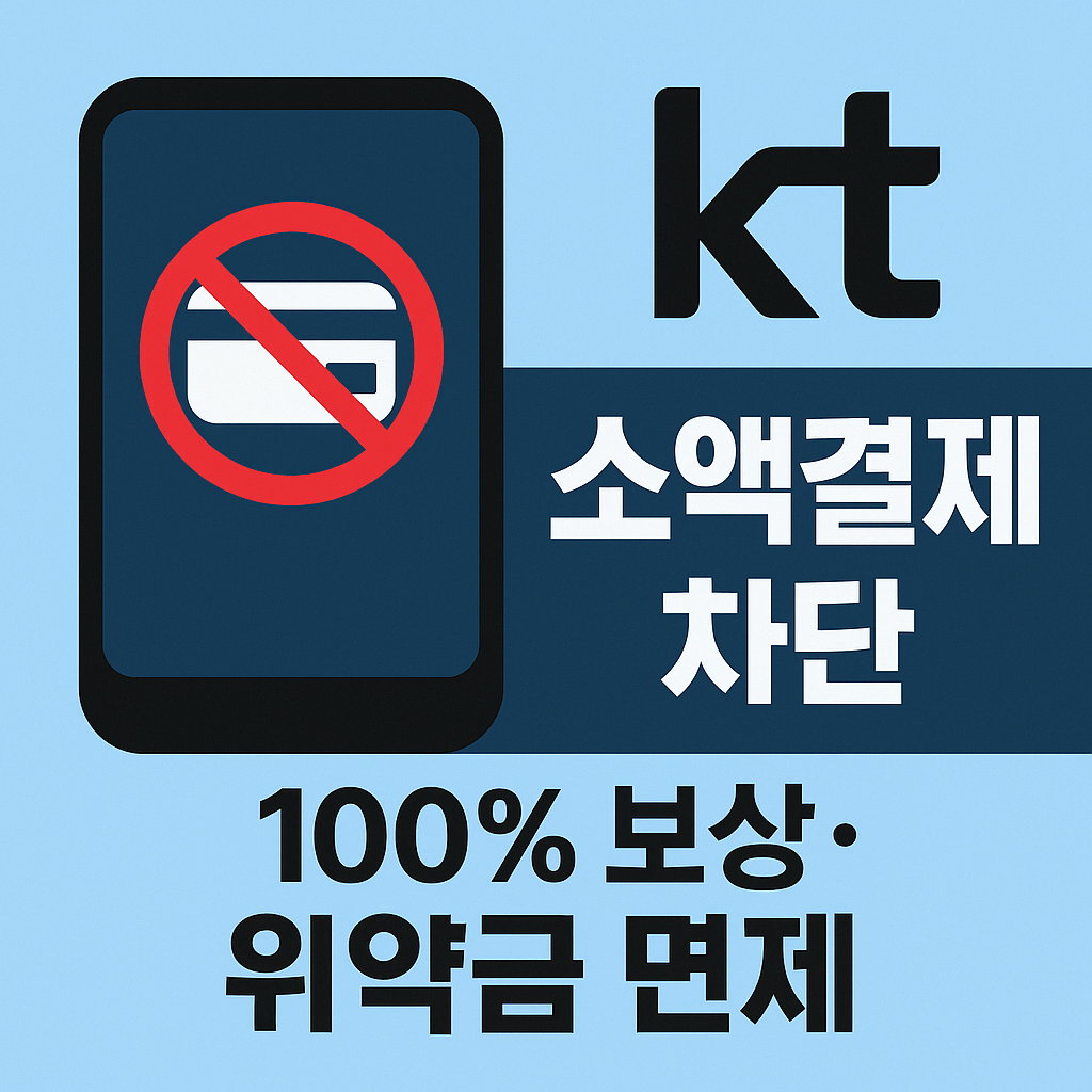 KT 소액결제 피해 보상금 및 차단 방법 총정리