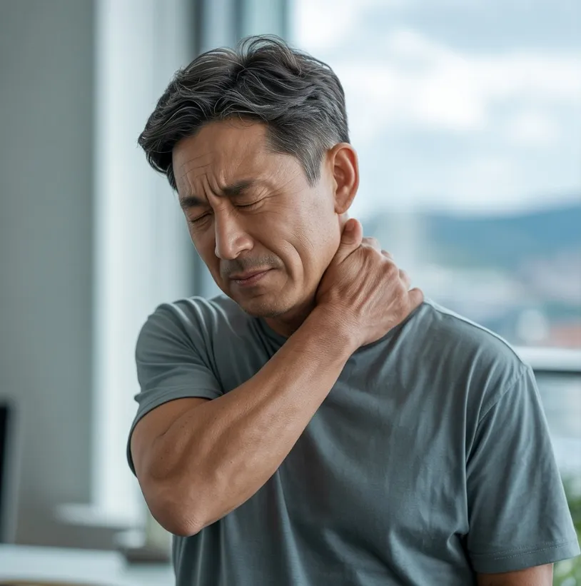 목근육 통증 이미지
