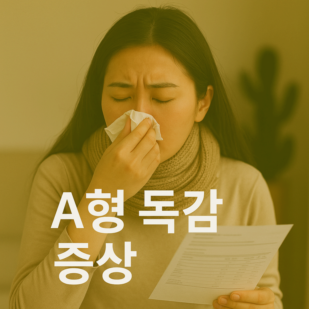 갑작스러운 고열과 오한, A형 독감의 대표 증상입니다.