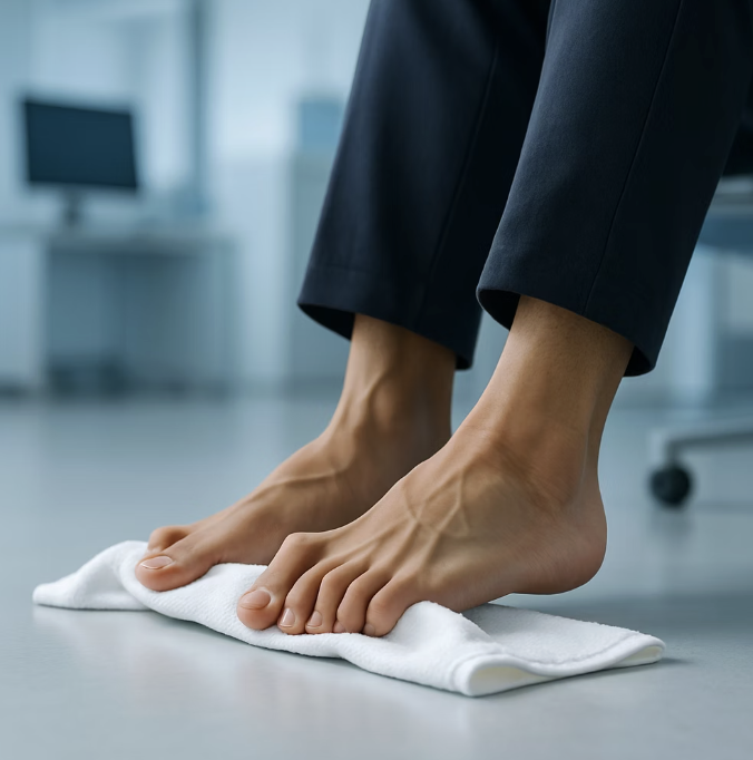 발가락에게 자유를 주세요