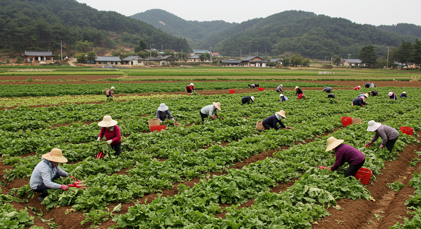 가을무 수확 완벽 가이드: 적기 판별법·보관·저장 꿀팁 총정리!