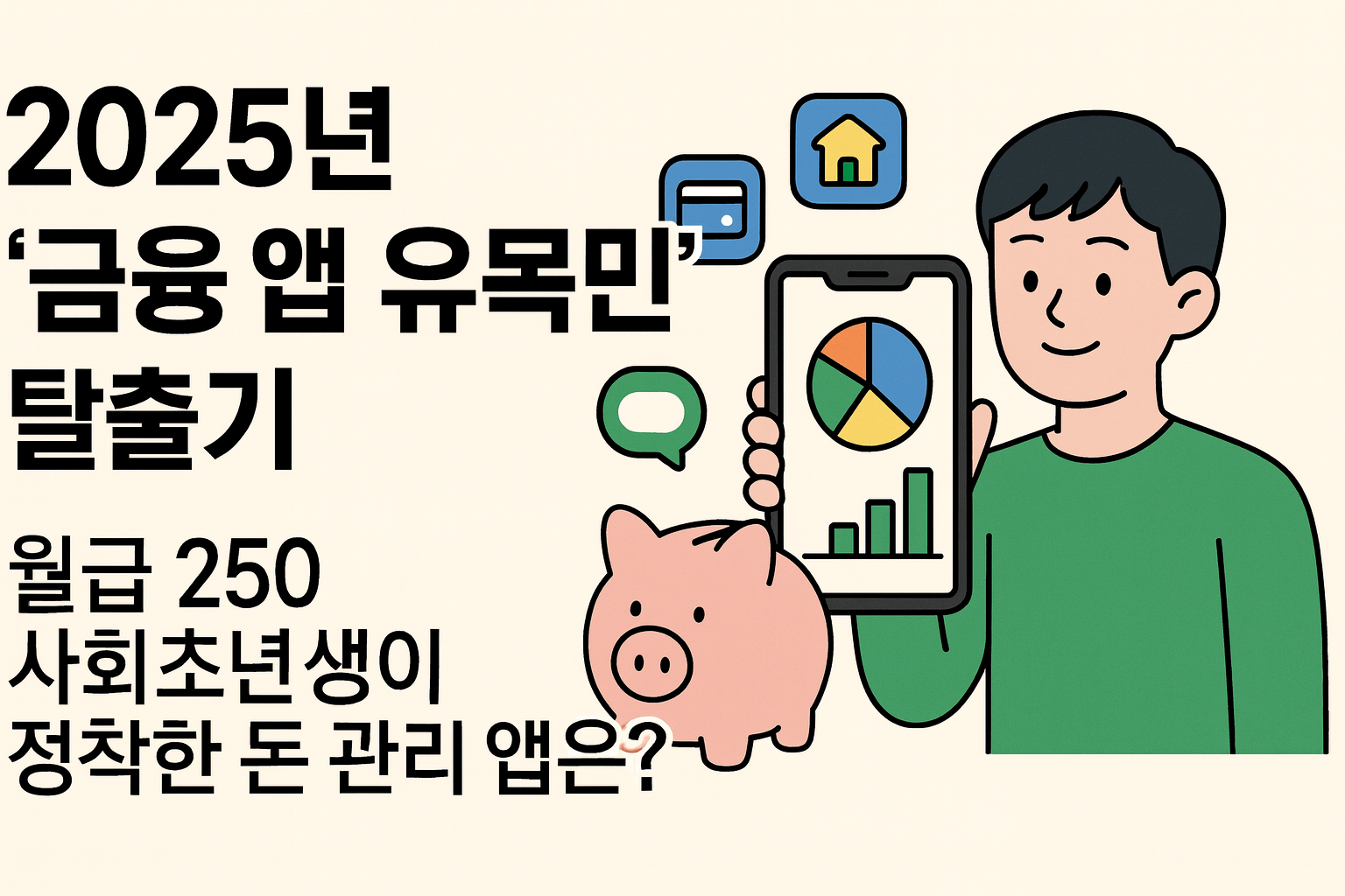 2025년 '금융 앱 유목민' 탈출기: 월급 250 사회초년생이 정착한 돈 관리 앱은?