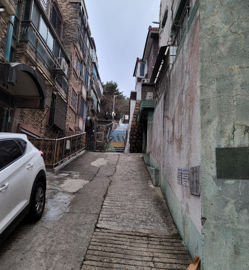 대호아파트 진입로