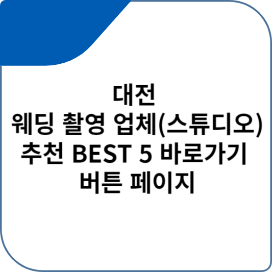 대전 웨딩 촬영 업체(스튜디오) 추천 BEST 5 바로가기 버튼 페이지