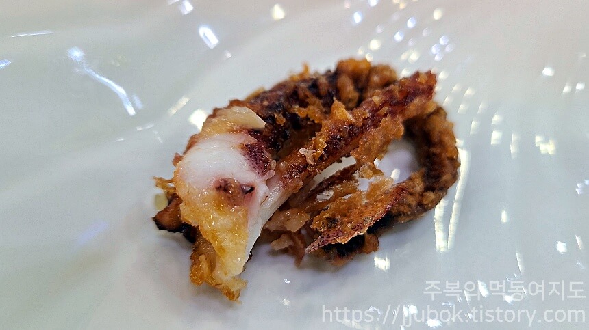 택이네-조개전골-튀김-오징어-맛