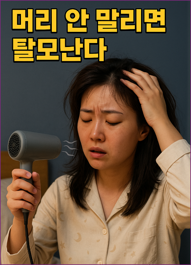 귀찮다고 머리 안 말리면 머리카락이 &lsquo;영영 안 자랍니다&rsquo;