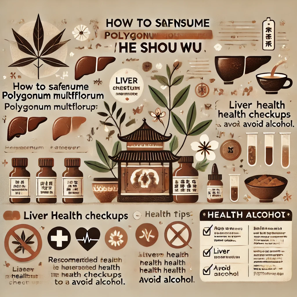 적하수오를 안전하게 섭취하려면 어떻게 해야 하나요?