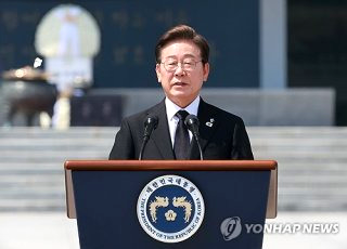 서해수호의 날이란 기념식 이재명 영웅 추모