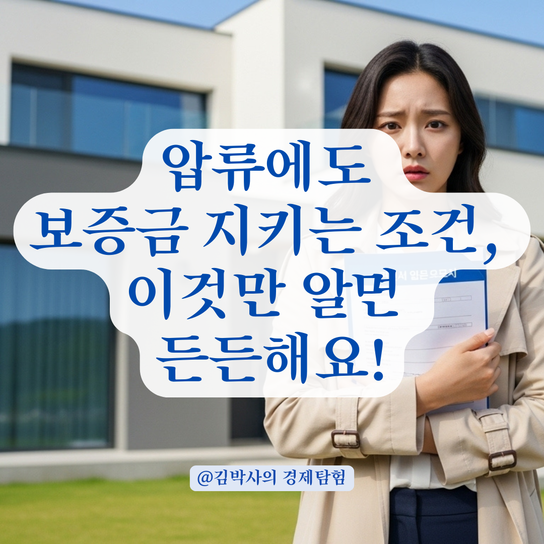 소액보증금 보호받으려면? 압류 상황에서도 우선순위 지키는 조건 총정리.