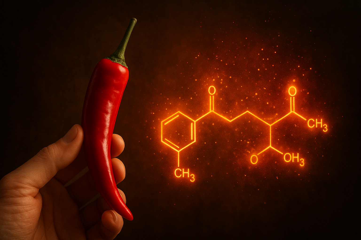 [재료 속 과학] 고추 속 캡사이신과 체온 상승 원리