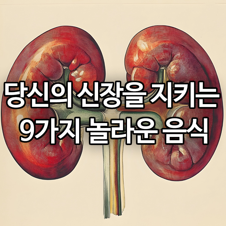 당신의 신장을 지키는 9가지 놀라운 음식