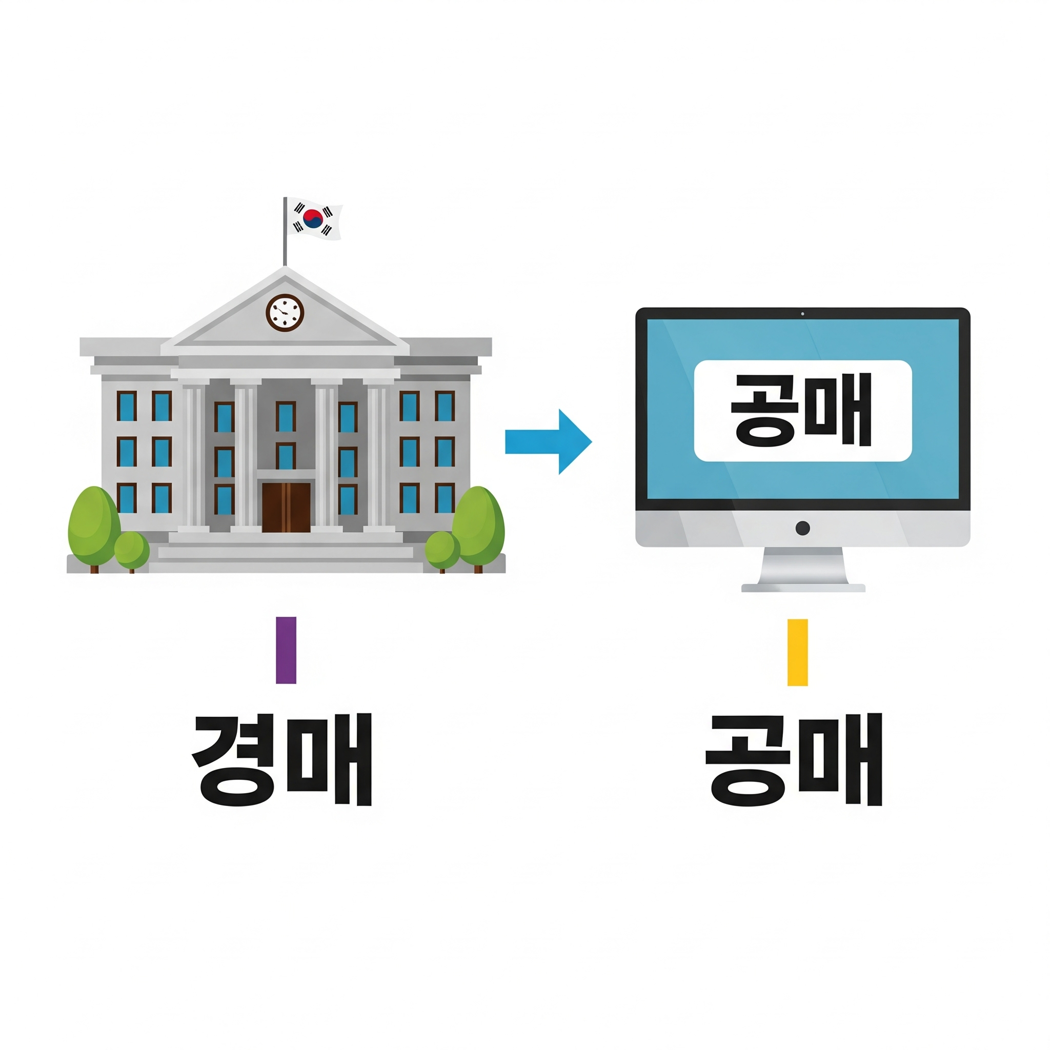 공매와 경매, 무엇이 다를까