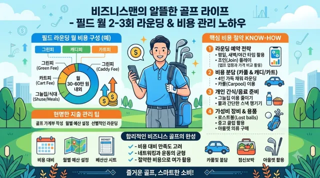 알뜰한 골프라운딩 대처법에 대한 설명이미지