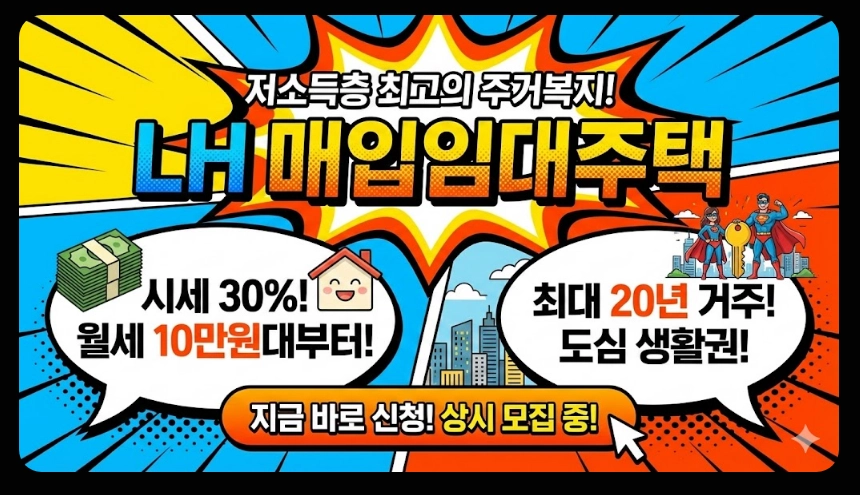 기존주택 매입임대주택 신청자격,입주순위,소득기준