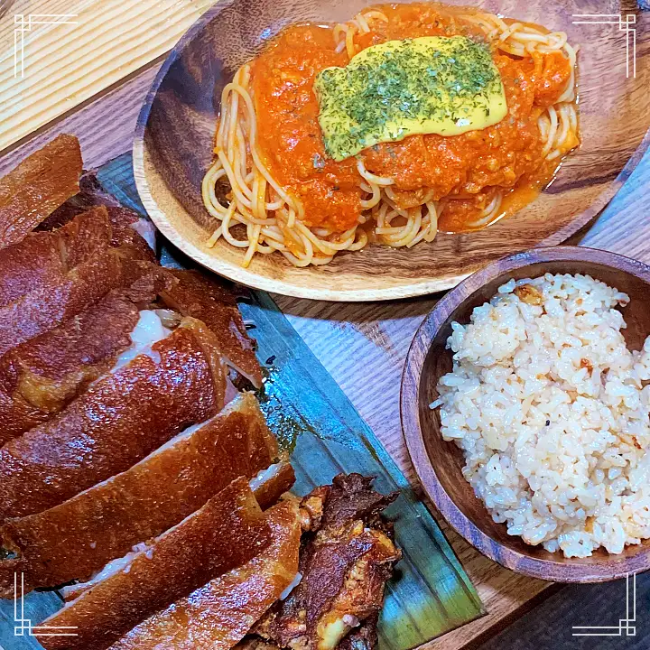 네모세모 강릉 맛집 필리핀 스타일 튀김 족발 스페셜 살로살로 바베큐 BBQ 맛있는 가게