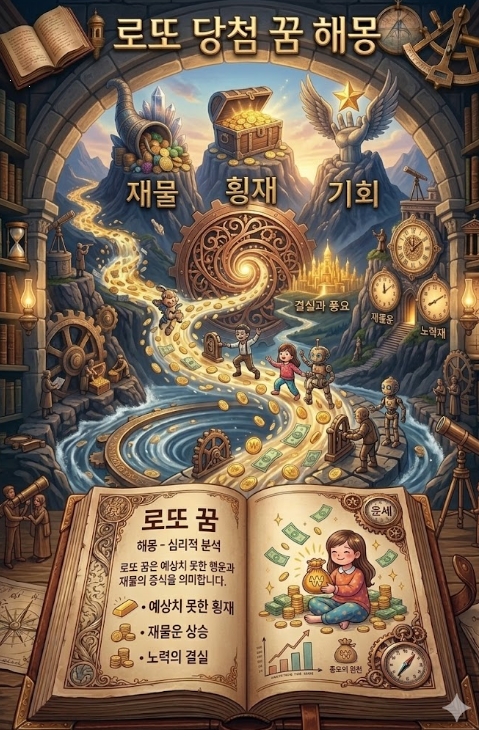 로또 당첨 꿈 해몽! 10가지 유형별 로또 당첨 꿈해몽 총정리!