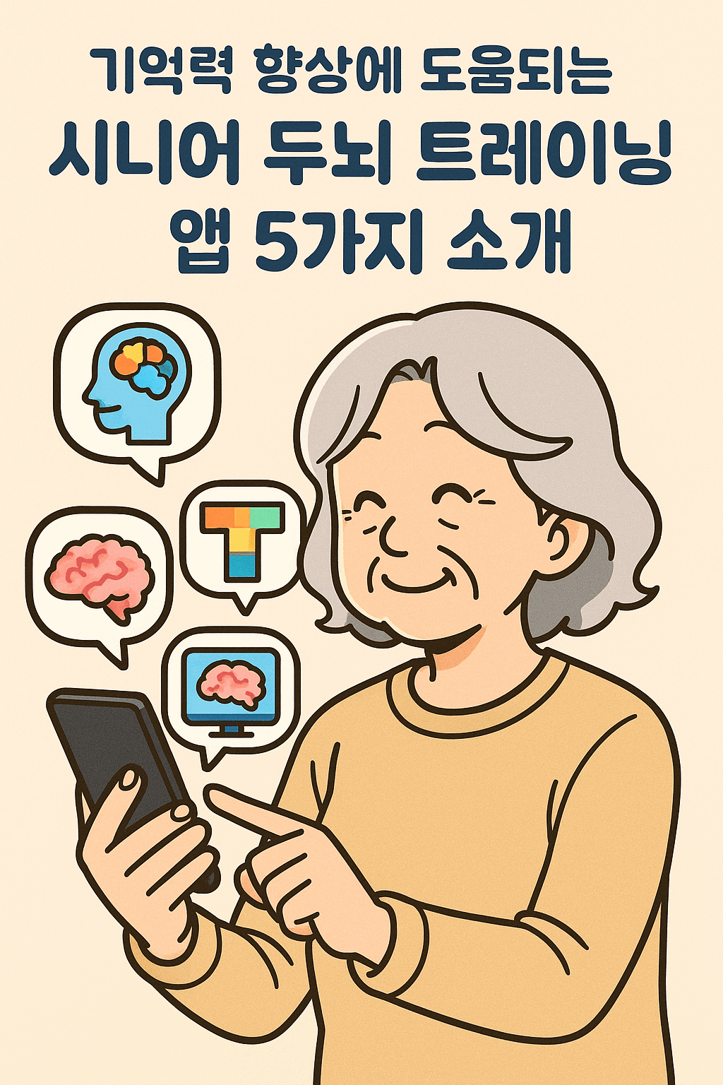 시니어 두뇌 트레이닝 앱 5선 소개
