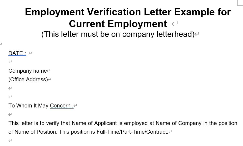 재직증명서-영문-양식-캡쳐이미지