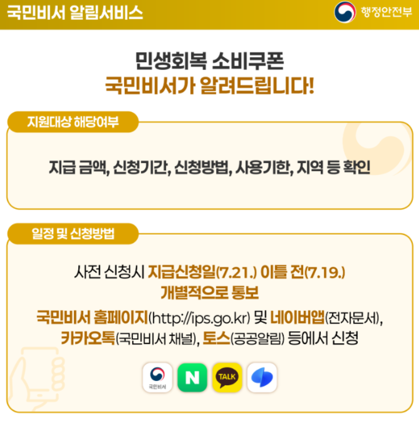민생회복 소비쿠폰 미성년 자녀 대리신청 총정리