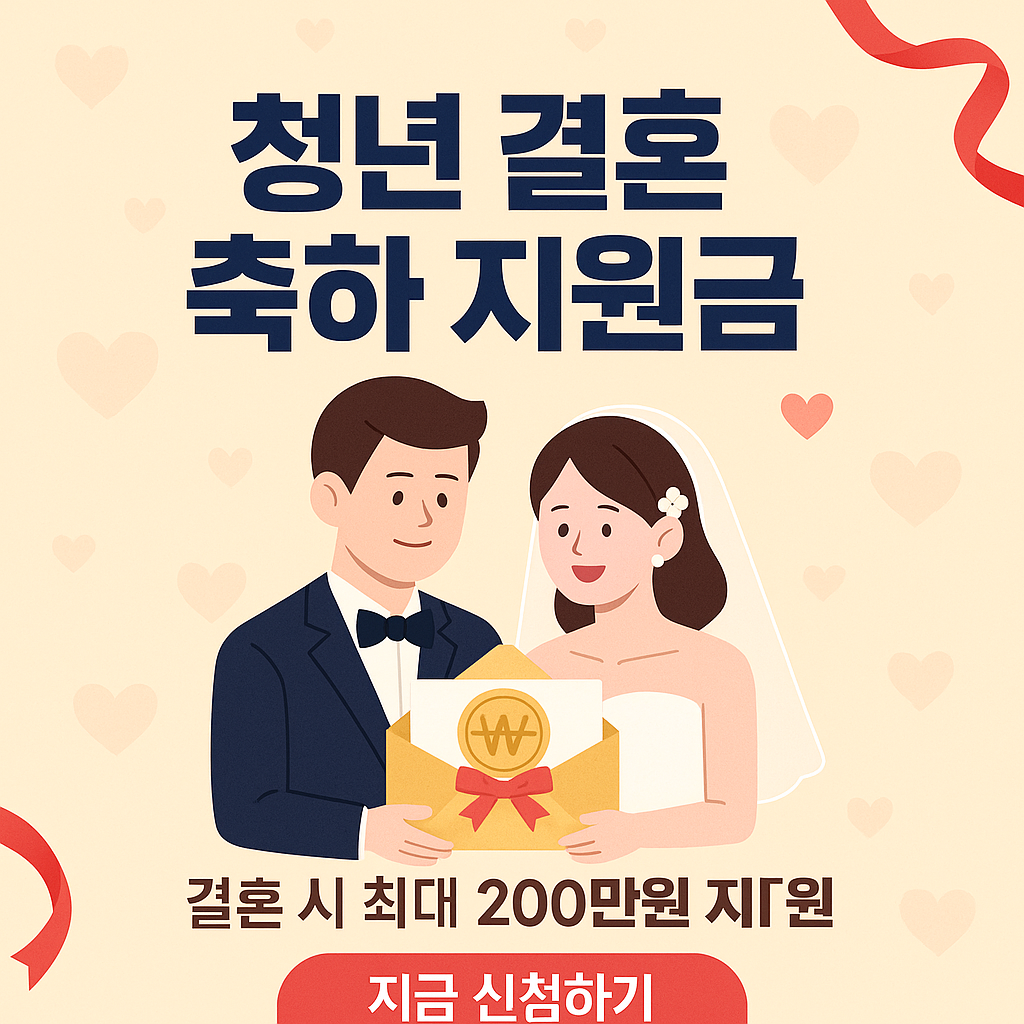 청년 결혼 축하 지원금