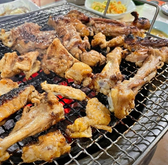 광양계곡 식당 산장 추천 닭구이 바비큐 사진 여행