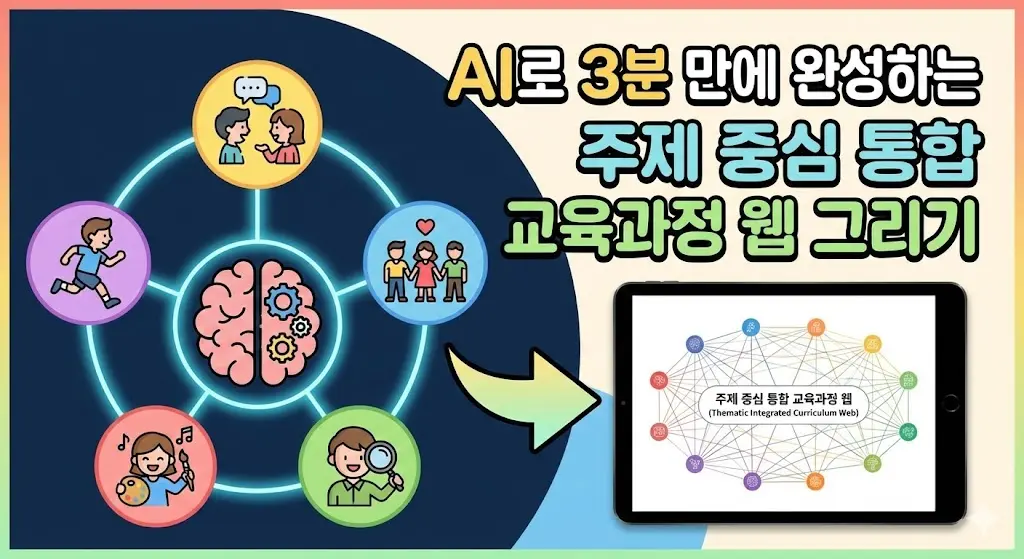 주제 중심 통합 교육과정 웹(web) 구조도 자동 생성