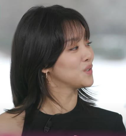 차주영 올블랙 패션