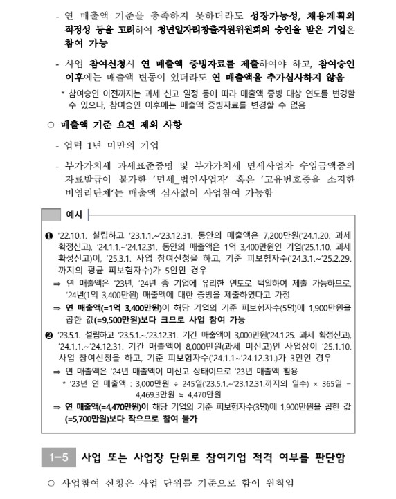 2025년 청년일자리 도약장려금