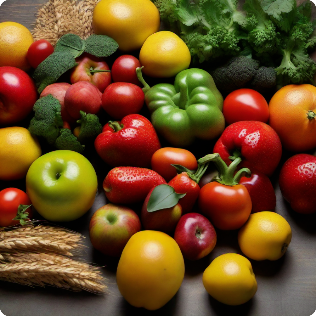 식이섬유가 풍부한 과일과 채소