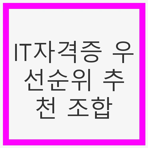 IT 자격증과 새로운 기회의 발견