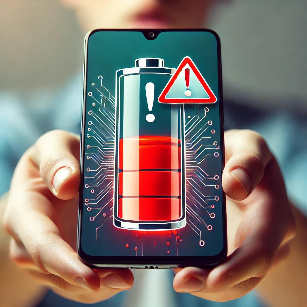 핸드폰 배터리 금방닳아요