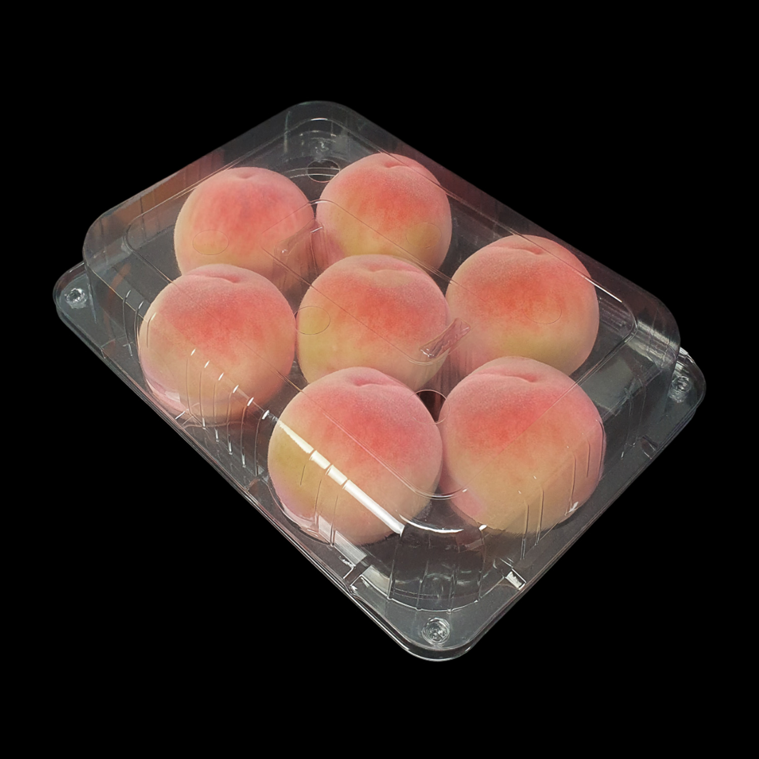 복숭아용기 clear peach container