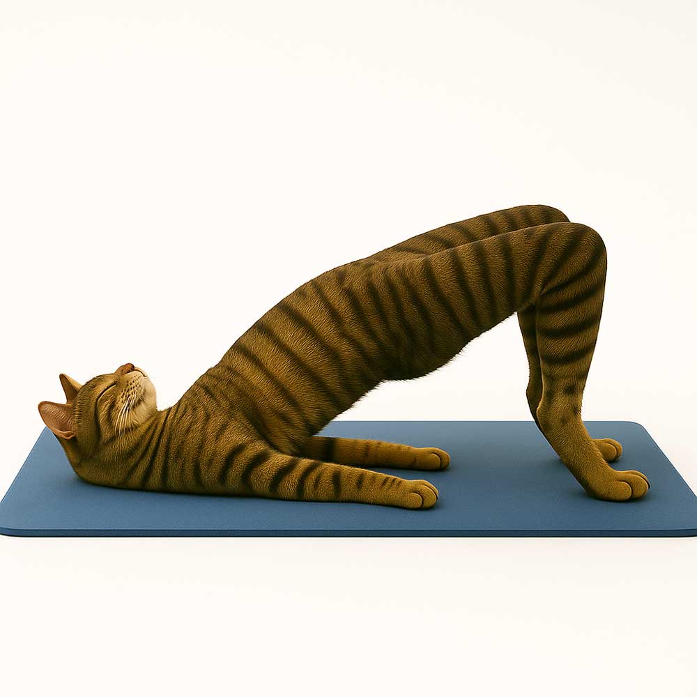 바닥에 누워 무릎을 세우고 골반을 들어 올리는 자세