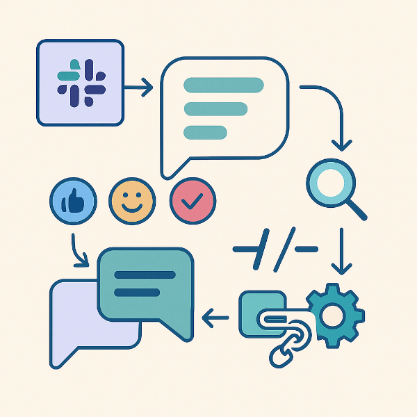 “채널·스레드·리액션”으로 흐름을 정리하고, “검색·명령·연동”으로 속도를 끌어올리자 사진