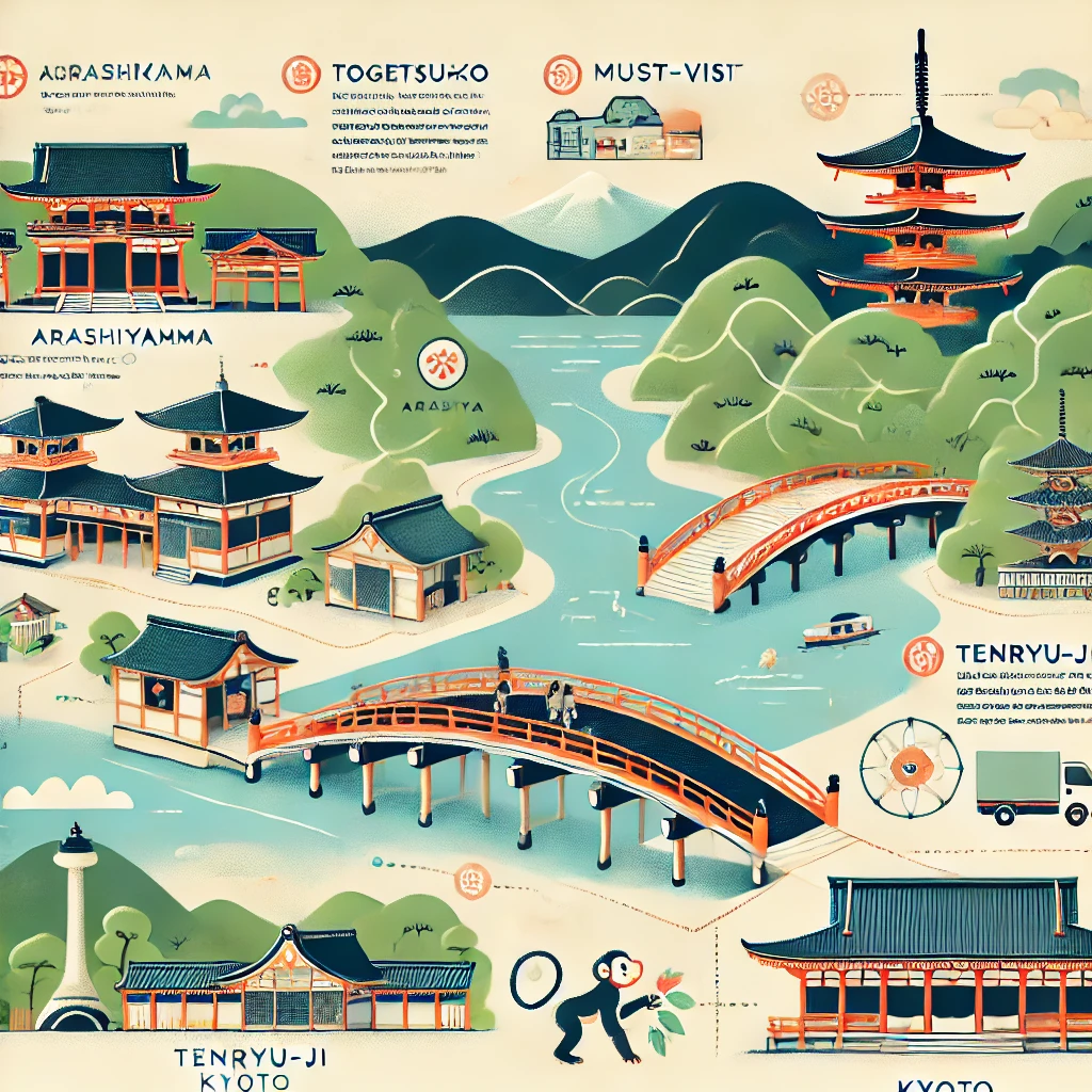 아라시야마에서 꼭 가봐야 할 명소